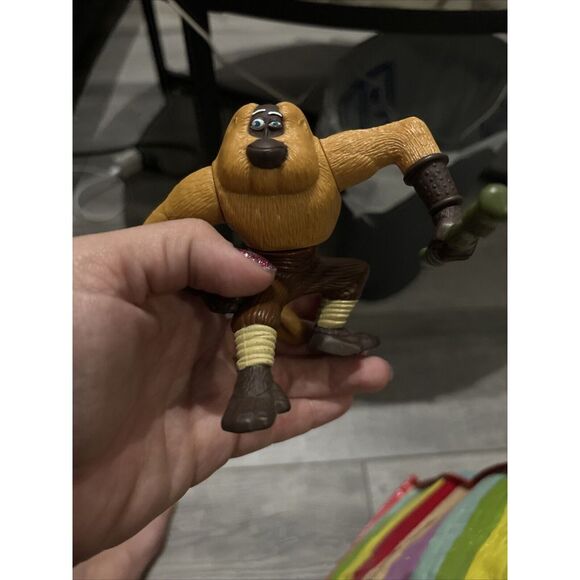 Kung Fu Panda MASTER MONKEY McDonald's Happy Meal Toy 2008 Twirling Stick - Picture 1 of 4